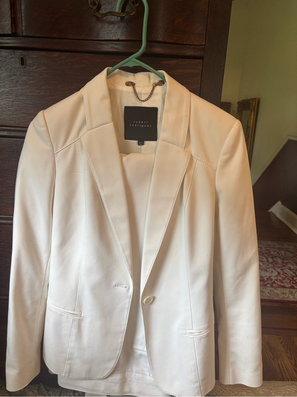 Beautiful pantsuit. Perfect for spring/summer. Designer for Christian Dior.